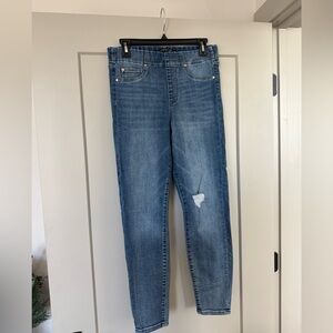 Liverpool Mid-Wash Straight Leg Jeans